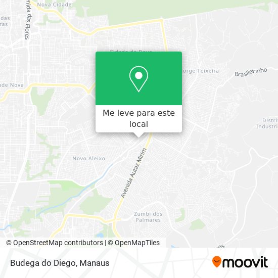 Budega do Diego mapa