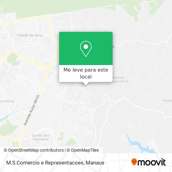 M.S.Comercio e Representacoes mapa