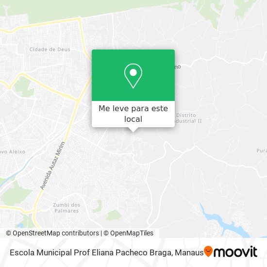 Escola Municipal Prof Eliana Pacheco Braga mapa