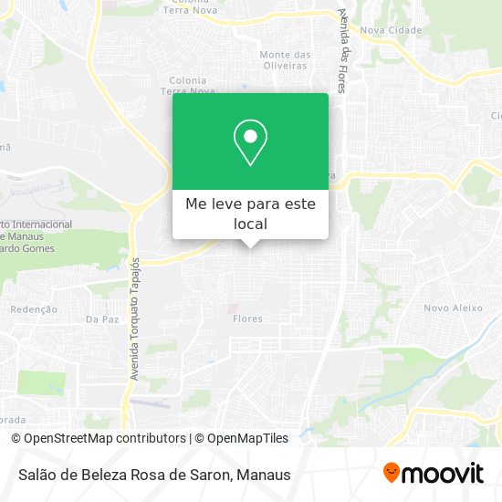 Salão de Beleza Rosa de Saron mapa