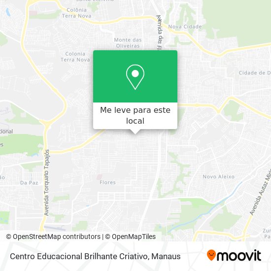 Centro Educacional Brilhante Criativo mapa