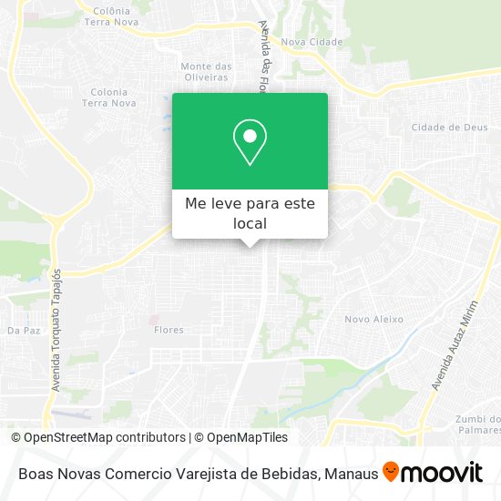 Boas Novas Comercio Varejista de Bebidas mapa