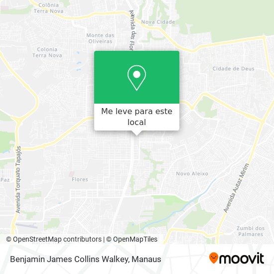 Benjamin James Collins Walkey mapa