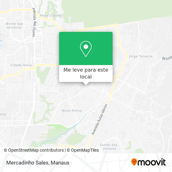 Mercadinho Sales mapa