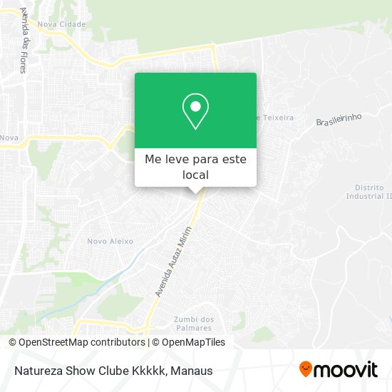 Natureza Show Clube Kkkkk mapa