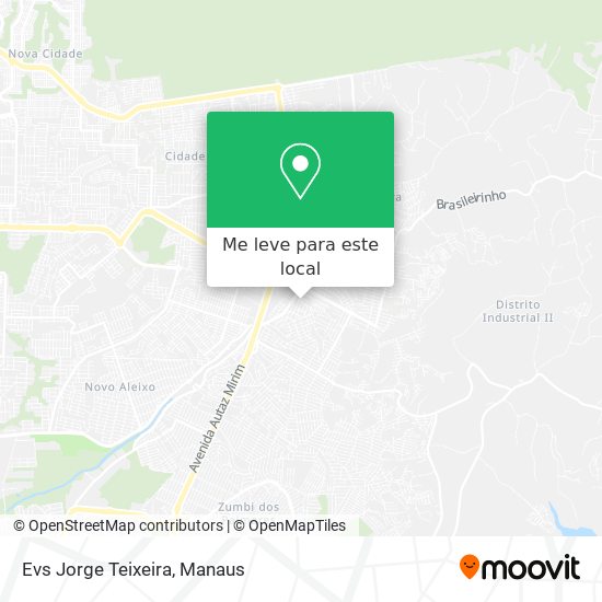 Evs Jorge Teixeira mapa