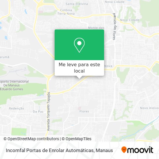 Incomfal Portas de Enrolar Automáticas mapa