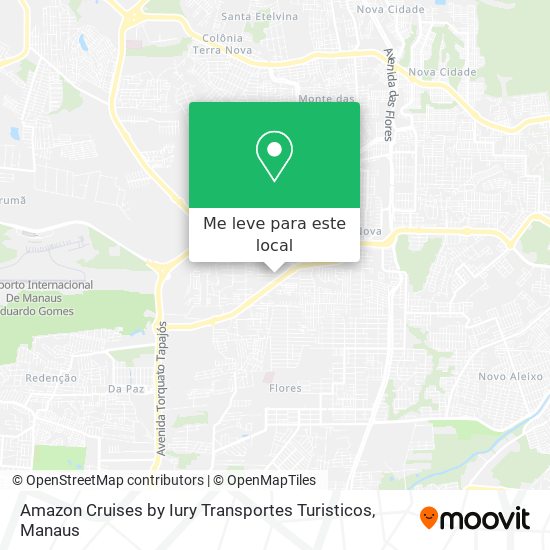 Amazon Cruises by Iury Transportes Turisticos mapa