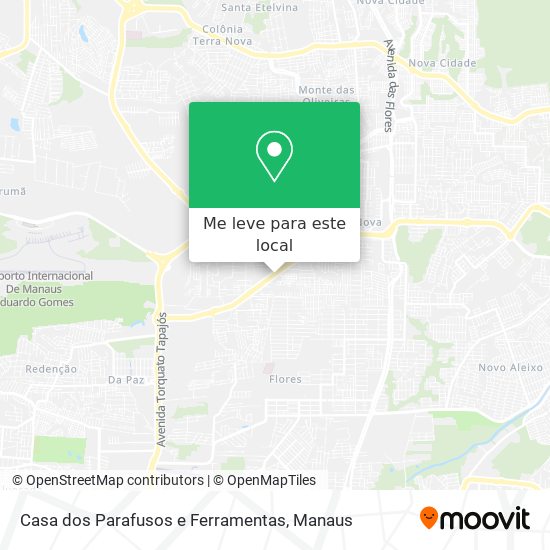 Casa dos Parafusos e Ferramentas mapa