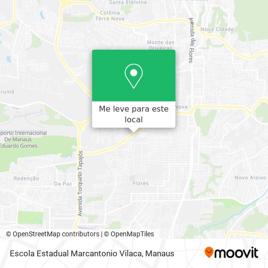 Escola Estadual Marcantonio Vilaca mapa