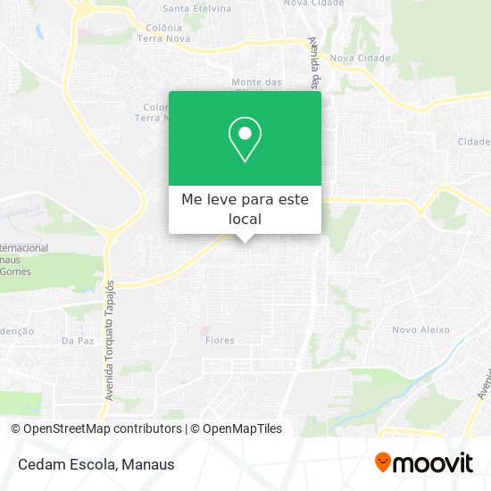 Cedam Escola mapa