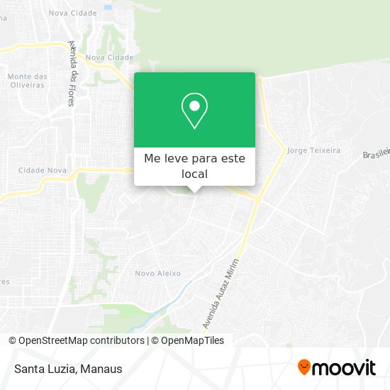Santa Luzia mapa