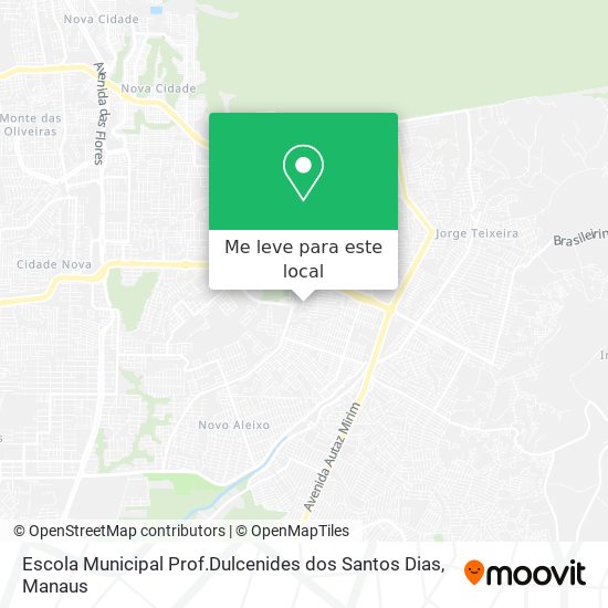 Escola Municipal Prof.Dulcenides dos Santos Dias mapa