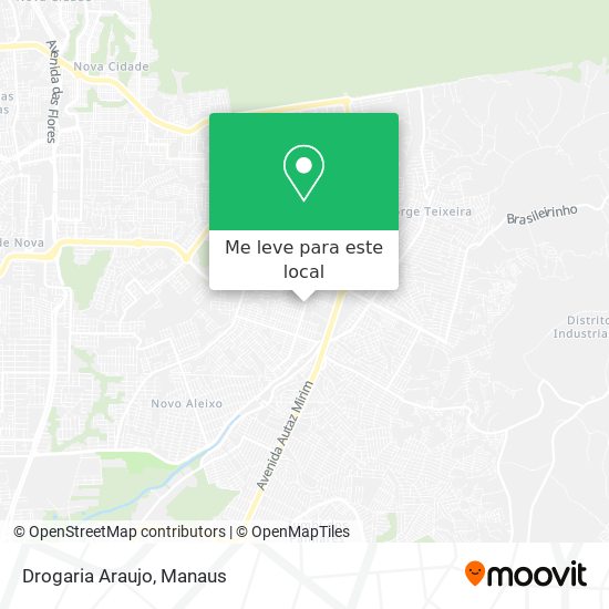 Drogaria Araujo mapa
