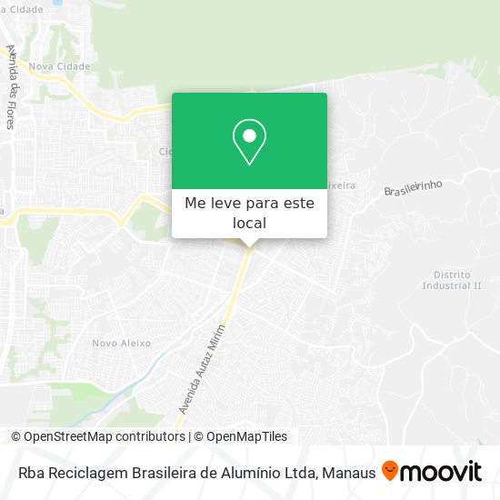 Rba Reciclagem Brasileira de Alumínio Ltda mapa