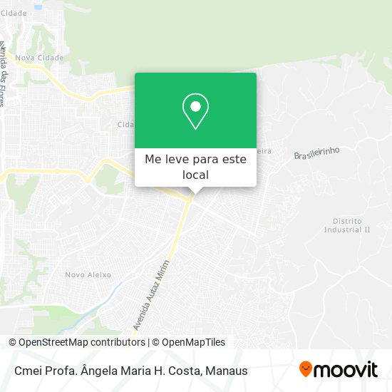Cmei Profa. Ângela Maria H. Costa mapa