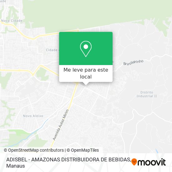 ADISBEL - AMAZONAS DISTRIBUIDORA DE BEBIDAS mapa