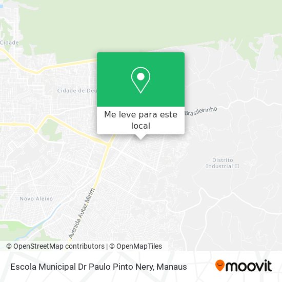 Escola Municipal Dr Paulo Pinto Nery mapa