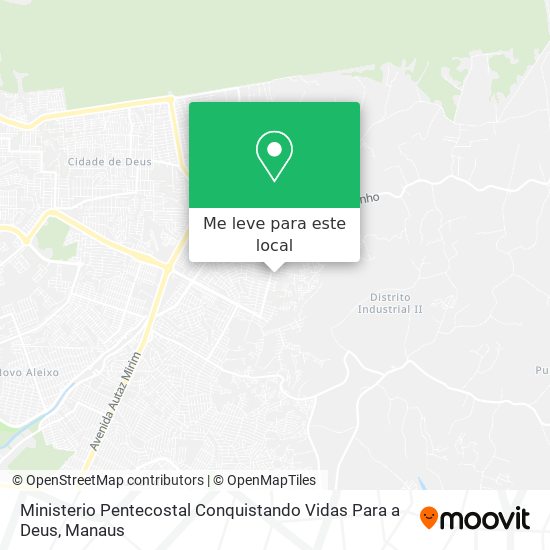 Ministerio Pentecostal Conquistando Vidas Para a Deus mapa
