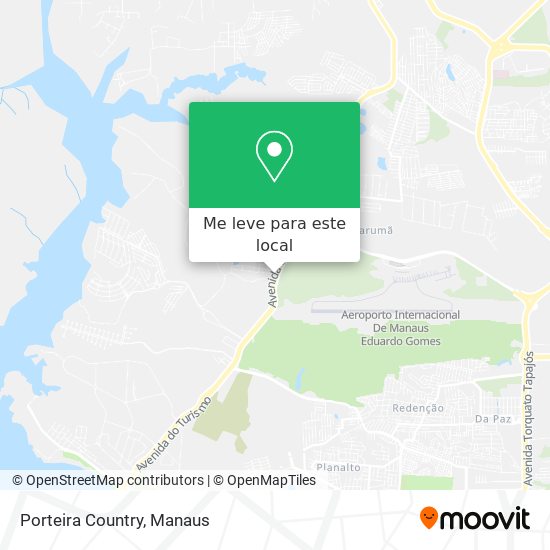 Porteira Country mapa