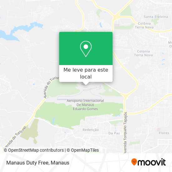 Manaus Duty Free mapa