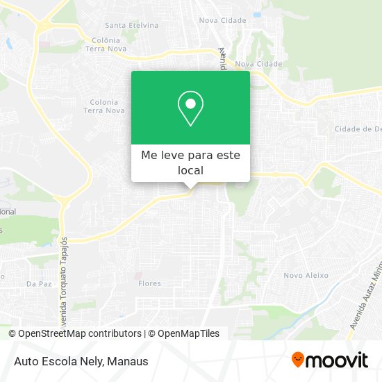 Auto Escola Nely mapa