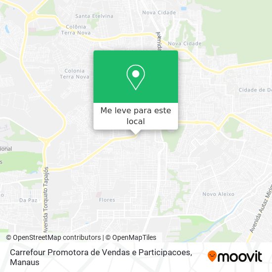 Carrefour Promotora de Vendas e Participacoes mapa