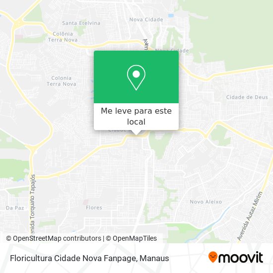 Floricultura Cidade Nova Fanpage mapa