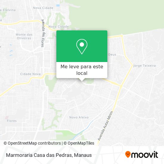 Marmoraria Casa das Pedras mapa