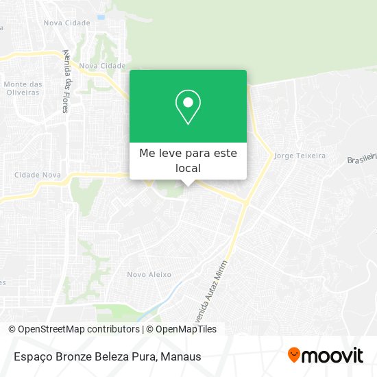 Espaço Bronze Beleza Pura mapa
