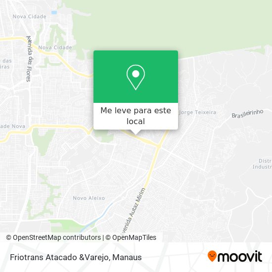 Friotrans Atacado &Varejo mapa