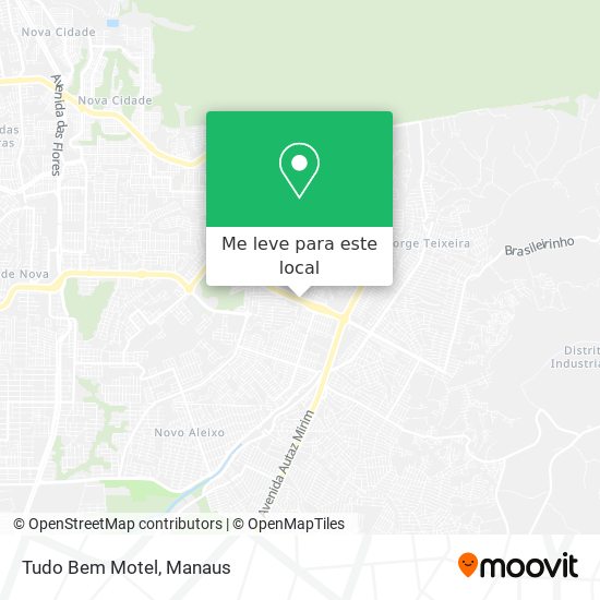 Tudo Bem Motel mapa