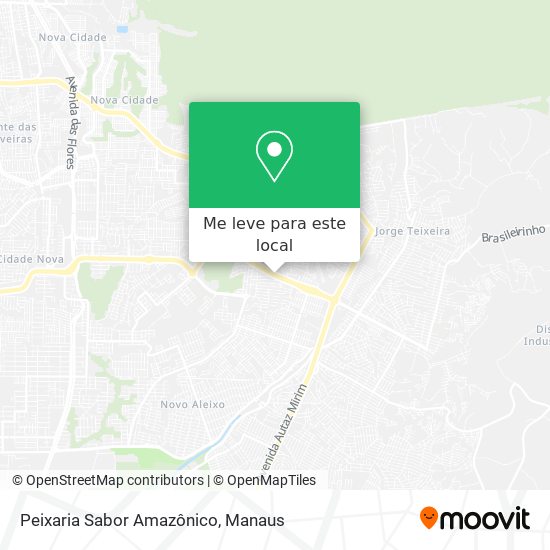 Peixaria Sabor Amazônico mapa