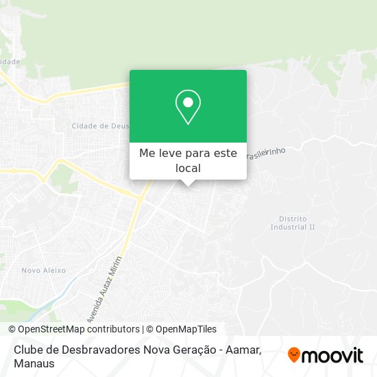 Clube de Desbravadores Nova Geração - Aamar mapa