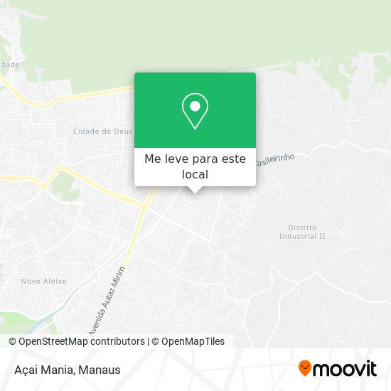 Açai Mania mapa