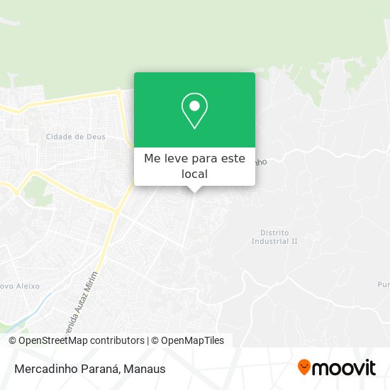Mercadinho Paraná mapa