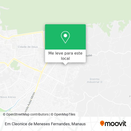 Em Cleonice de Meneses Fernandes mapa