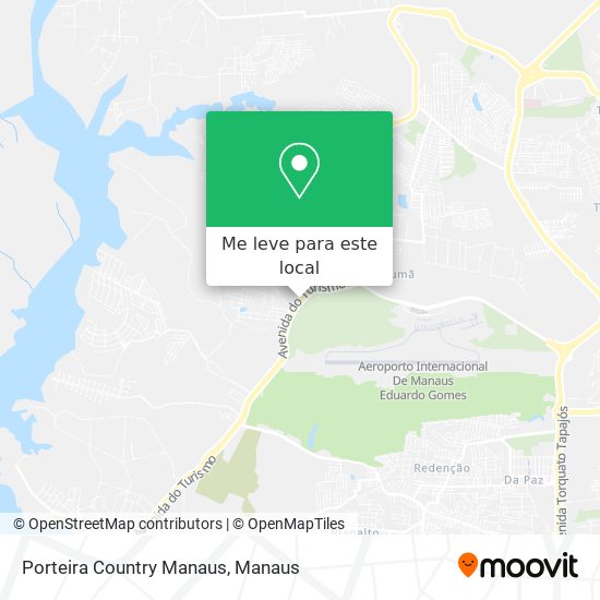 Porteira Country Manaus mapa