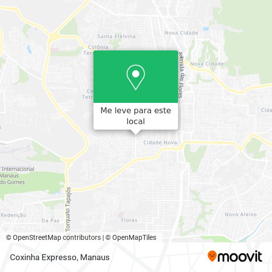 Coxinha Expresso mapa