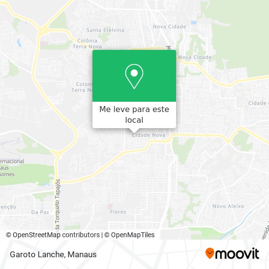 Garoto Lanche mapa