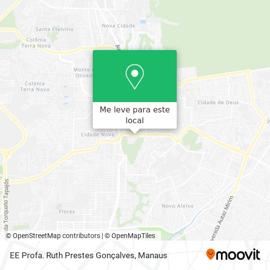 EE Profa. Ruth Prestes Gonçalves mapa