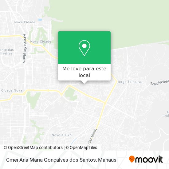 Cmei Ana Maria Gonçalves dos Santos mapa