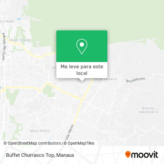 Buffet Churrasco Top mapa