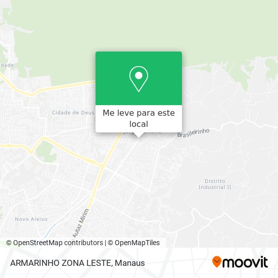 ARMARINHO ZONA LESTE mapa