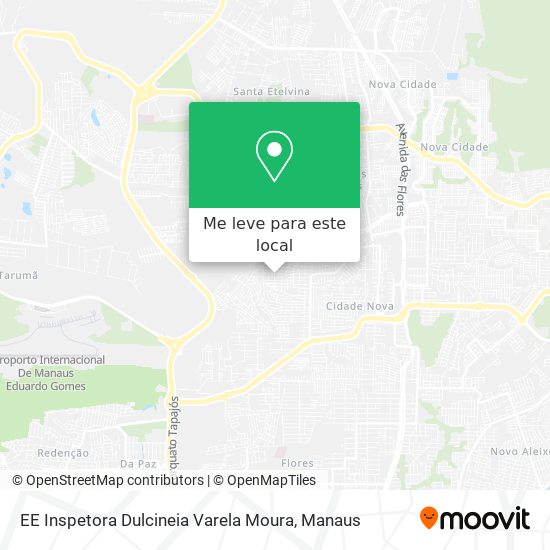 EE Inspetora Dulcineia Varela Moura mapa