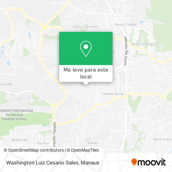 Washington Luiz Cesario Sales mapa