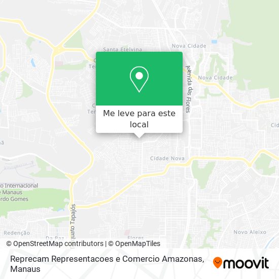 Reprecam Representacoes e Comercio Amazonas mapa