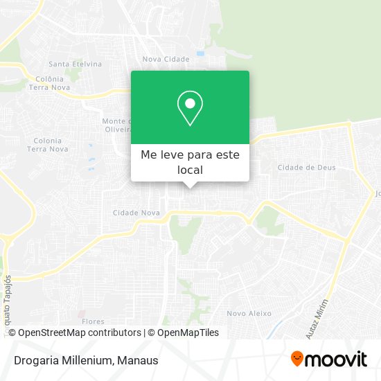 Drogaria Millenium mapa