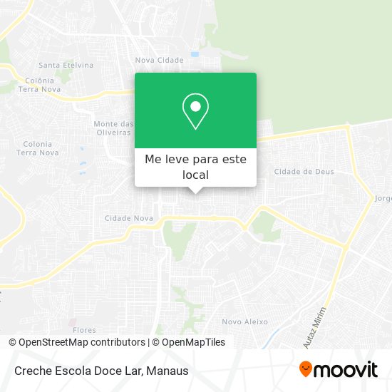 Creche Escola Doce Lar mapa