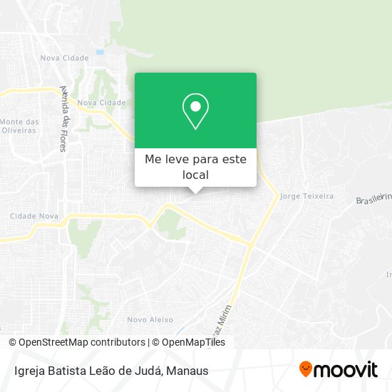 Igreja Batista Leão de Judá mapa